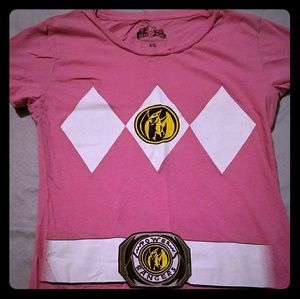 🚫SOLD🛇Pink Power Ranger Tee